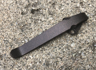 Dark Vintage Bronze Pocket Clip For Spyderco Ambitious Tenacious Persistence