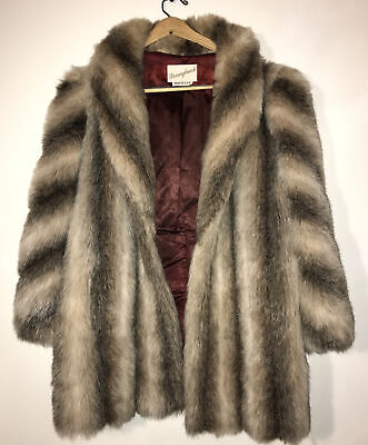 Vintage Donnybrook Heavy Faux Fur Coat Jacket Muskrat Vintage Donnybrook Heavy Faux Fur Coat Jacket Muskrat