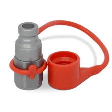 1/4″ Flat Face Hydraulic Quick Disconnect Male Coupler Connection 1/4 NPT Thread