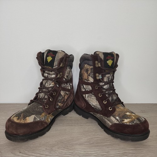 Herman Survivors Thinsulate Ultra 400g Mens Waterproof Camo Hunting Boots Sz 8 - Picture 3 of 5
