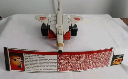 TRANSFORMR  Silverbolt VINTAGE G1  Hasbro Action Figure