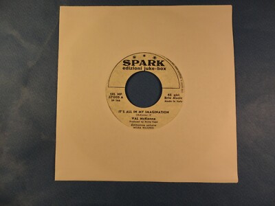 7'' ITALIEN - VAL MCKENNA - ''IT'S ALL IN MY IMAGINATION'' - FUNK - SOUL - PROMO J.B.