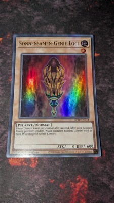 Sonnensamen-Genie Loci GFTP-DE014 Ultra-Rare 1 Auflage YU-GI-OH Karte NM