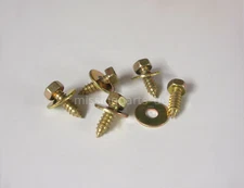 5x sheet metal screw 6.3x19 yellow zinc-plated for vintage cars cf. no. N0901721 N0138911