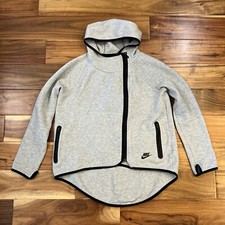 Nike Women's Cape Hoodie Size S Casual Comfy Tech Fleece Asymmetric Heather Gray