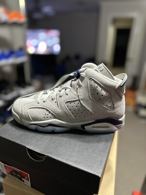 Nike Air Jordan 6 マグネット アンド カレッジ ネイビー Air Jordan 6 Retro GS 'Magnet & College Navy' 384665-012