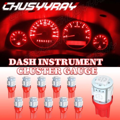 50x T10 194 LED Bulbs For Car Dash Instrument Panel – 12V Multi-Color