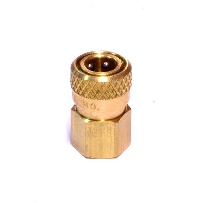 Foster 12FS ST Series 1/8'' Female NPT Brass Quick Couplers Straight Thru FST