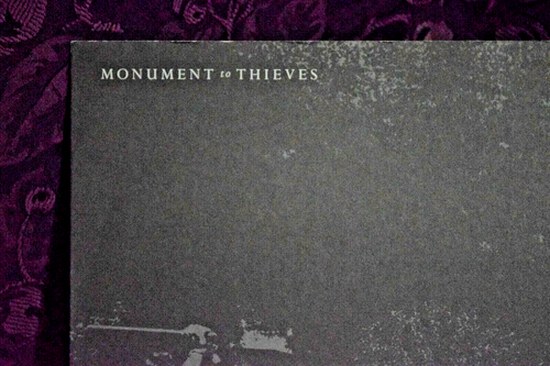 MONUMENT TO THIEVES s/t Limited Clear Red Vinyl 1 of 150 Super Rare! - Picture 4 of 14