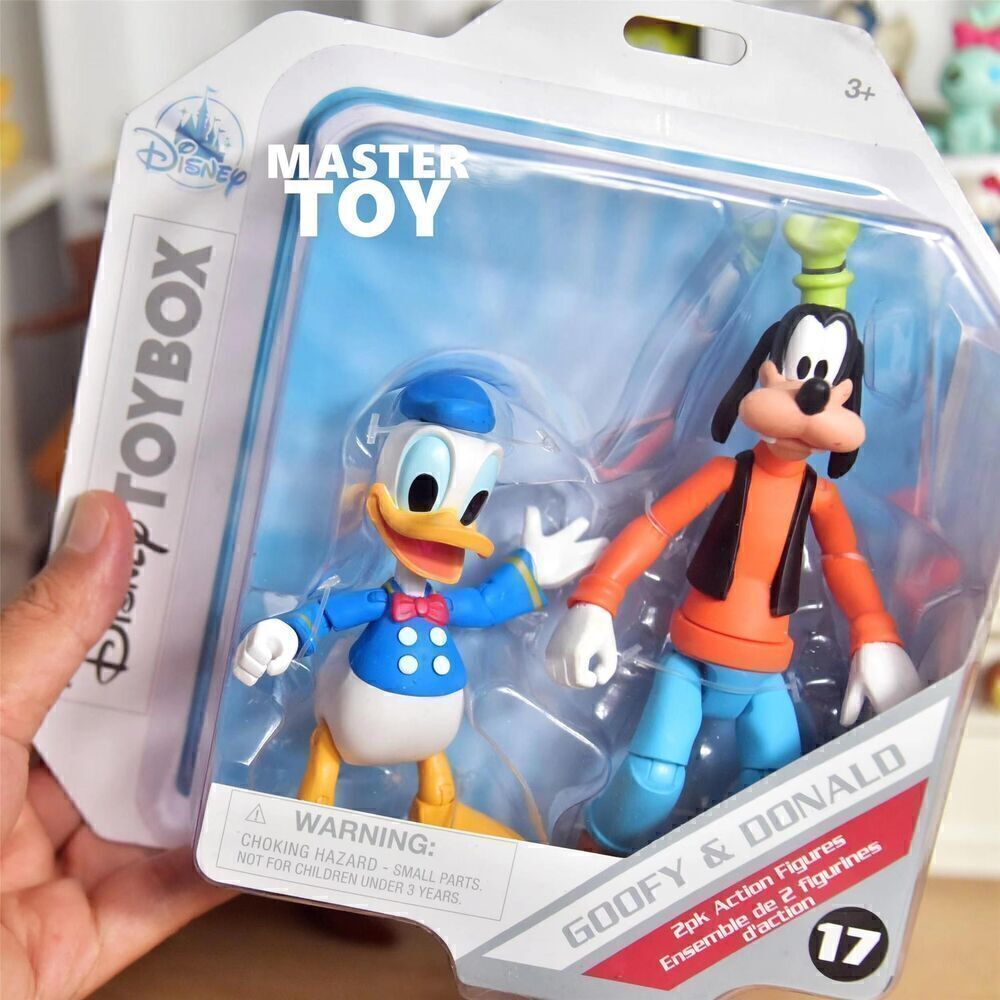 DISNEY TOYBOX GOOFY & DONALD DUCK CARTOON FIGURE  TOY