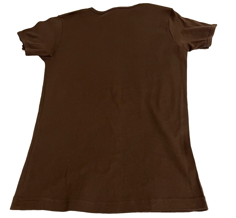 Camiseta Jammie Foxx American Apparel para mujer talla XL marrón hecha en EE. UU. Foto 4 de 4