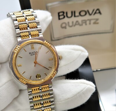BULOVA P8 1998, Quartz Date/Just 