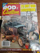 July 2001 Rod and Custom Hot Rod Cars Of The 40s 50s 60s Crate Engine 