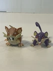 Raticate/Rattata - TOMY CGTSJ Vintage 2" Pokémon Figures