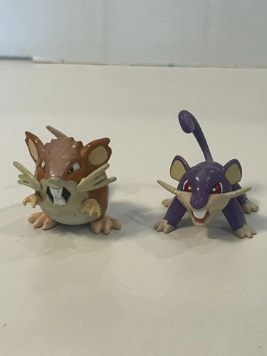 Raticate/Rattata - TOMY CGTSJ Vintage 2" Pokémon Figures