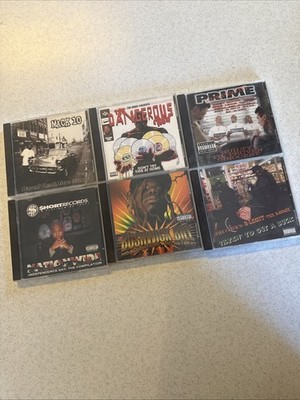 Lot of 5 Rap Super Rare CD Cases with artwork No CDs only artwork Jive No Limit