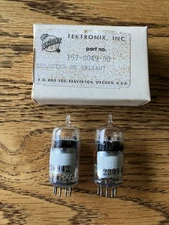 BOX OF 2 RCA CHECKED TUBES VTG TEKTRONIX 157-0049-00 UNUSED NICE!