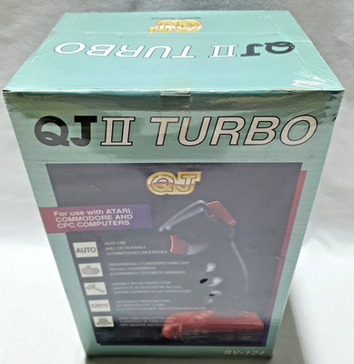 NEW SEALED QJ II Turbo SV-124 Joystick Amiga Commodore 64 Atari Retro OVP NOS