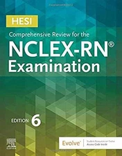HESI Comprehensive Review for the NCLEX-RN - Paperback, by HESI - Good w