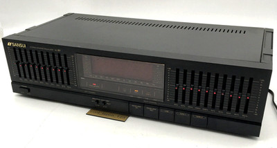 Sansui SE-80 Stereo Graphic Equalizer 12-Band Vintage Audio Component Tested
