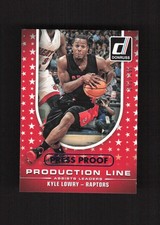 2014-15 Donruss Production Line Assists Press Proofs Purple Kyle Lowry /199