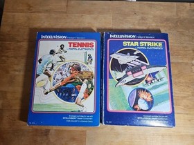 INTELLIVISION Video Game Lot Of 12 Cib With Overlays Tested 