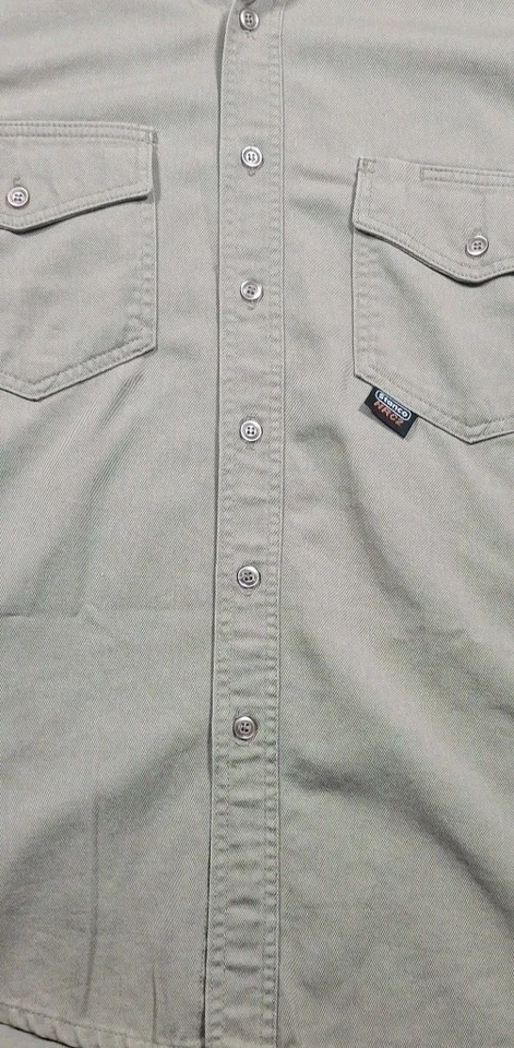 Stanco Westex Endura Ultra Suave FR Bronceado HRC2 Camisa Abotonada Mediana US7412TN Foto 2 de 4