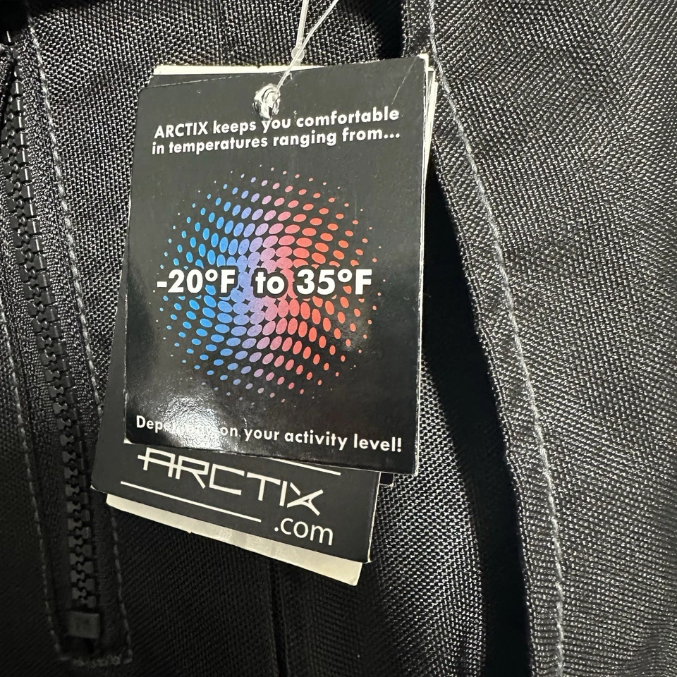 Chaqueta Arctix Hombre 3XL Tundra Negra Clasificada hasta -20 Nieve Esquí Aislado Repelente al Agua Foto 3 de 4