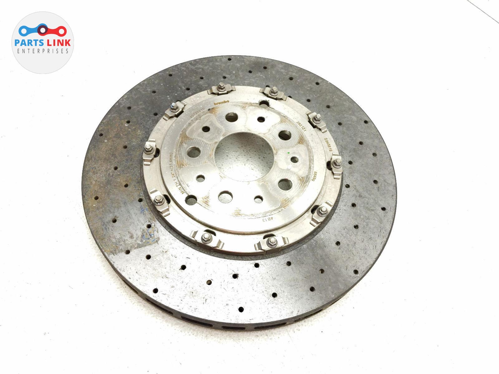 2008-14 FERRARI CALIFORNIA REAR BRAKE ROTOR DISC CARBON CERAMIC BREMBO F149 458