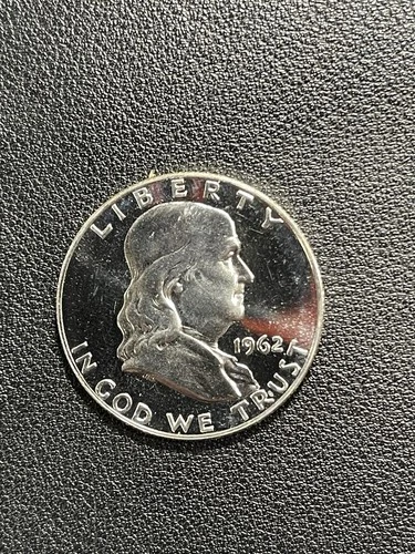 1962 Proof Franklin Silver Half Dollar Really Nice Cameo Finish