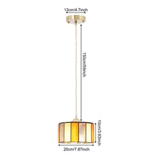 Vintage Creative Style Pendant Light, Height Adjsutable Pendant Light, E26