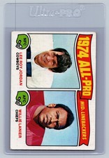 1975 Topps #218 Lee Roy Jordan / Willie Lanier AP Vintage 