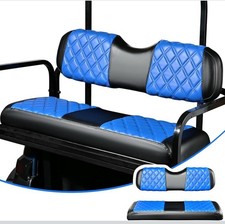 Golf Cart Rear Seat Covers Fit Club Car Precedent/DS/EZGO RXV/TXT/Yamaha Drive