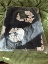 Denim Tear Hoodie Black and White Size Small New with Tags