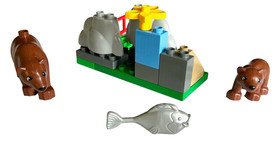 Lego Duplo #5635 Big City Zoo 4 Minifigures 12 Animals + Instructions 124/125