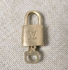 Louis Vuitton Lock  Key 311 Gold Padlock Authentic