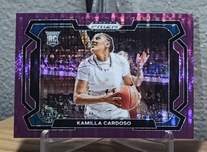 2024 Prizm Draft Picks - Kamilla Cardoso RC # 59 Purple Pulsar/55 Variation