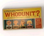 Vintage 1968 Whodunit Board Game by Hasbro COMPLETE | Mystery Detective Game