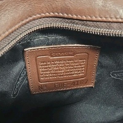 COACH Lexington Mini Satchel 4187 Mahogany Leather Bag Purse RARE