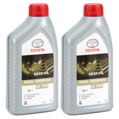2L 2 Liter ORIGINAL Toyota MANUAL TRANSMISSION GEAR OIL LV 75W 08885-81001 
