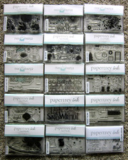 (15) ALL DIFFERENT Papertrey Ink Clear Stamp Sets NEW Made In USA - LOT OF 15