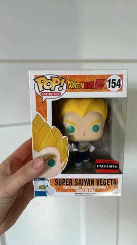 Funko Pop! Dragon Ball Z Super Saiyan Vegeta AAA Anime Exclusive #154