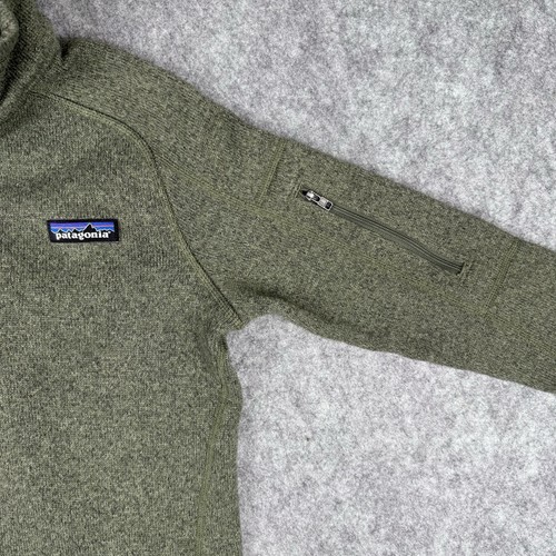 Patagonia Better Sweater Pullover Quarter Zip Fleece Jacket Youth Size XS Green - Picture 7 of 12