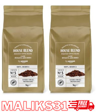 House Blend Coffee Beans Medium Roast 2kg (2Packs of 1kg) Rainforest Certified 23.60 per kilo