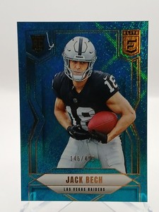 2025 Panini Donruss Elite Football #177 Jack Bech Rookie Teal Matrix /499