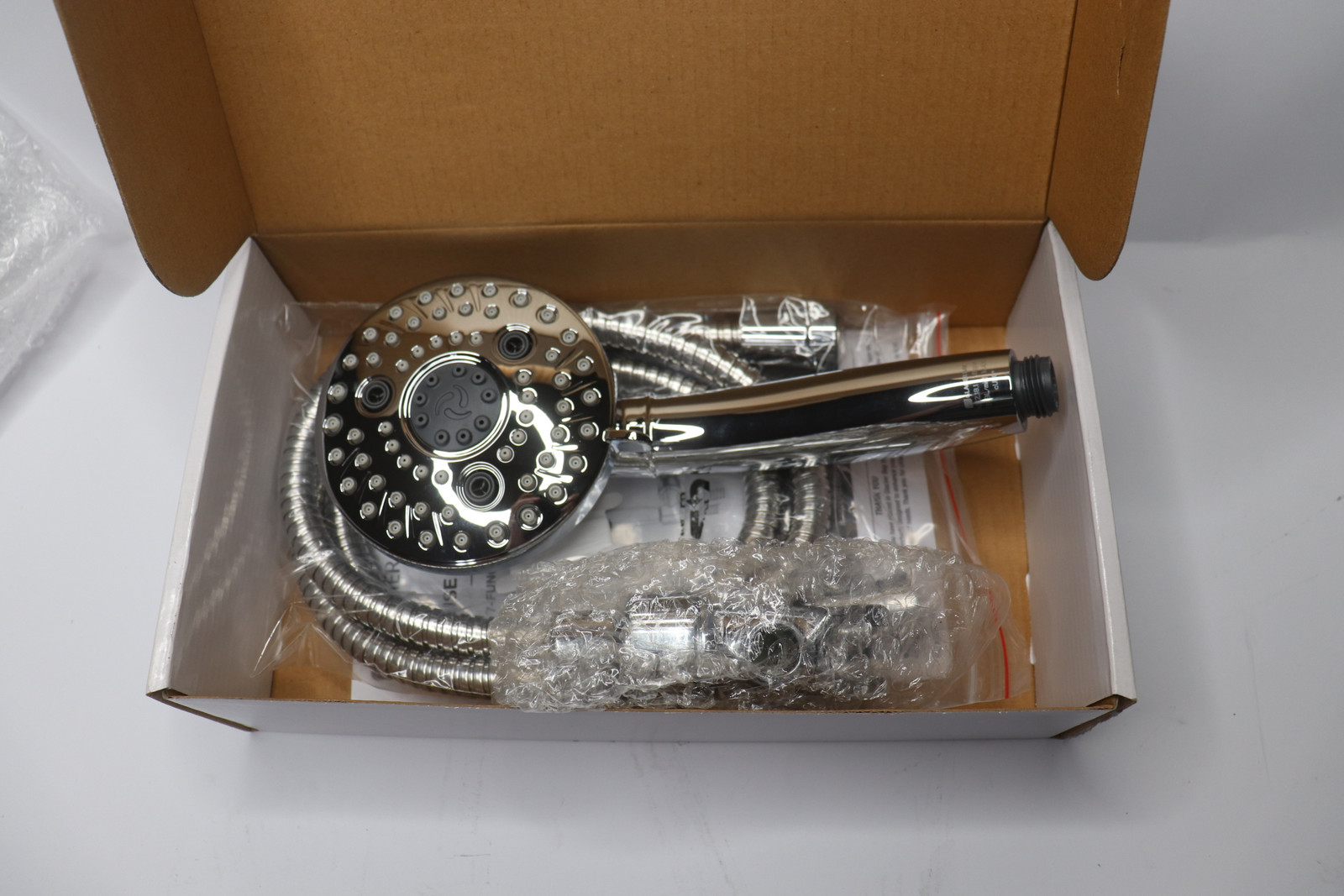 Glacier Bay Lavmere Single Wall Mount Handheld Adjustable Shower Head Chrome