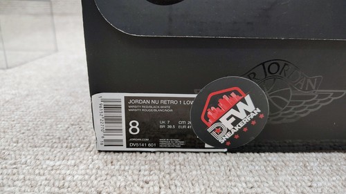 Jordan Nu Retro 1 Low Chicago DV5141- 601 Men's Size 9 NEW - Picture 15 of 15