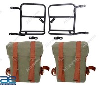 GrüNe GepäCkträGertaschen Mit Passform FüR Royal Enfield New Classic Reborn 3...