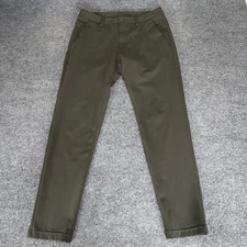 BYLT Everyday Pant 2.0 Mens Medium 31x29 Olive Green Slim Stretch Casual Comfort
