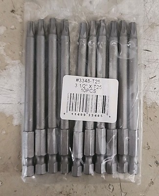 TORX Driver Bit 3-1/2 inch - T25 - (10 pack)